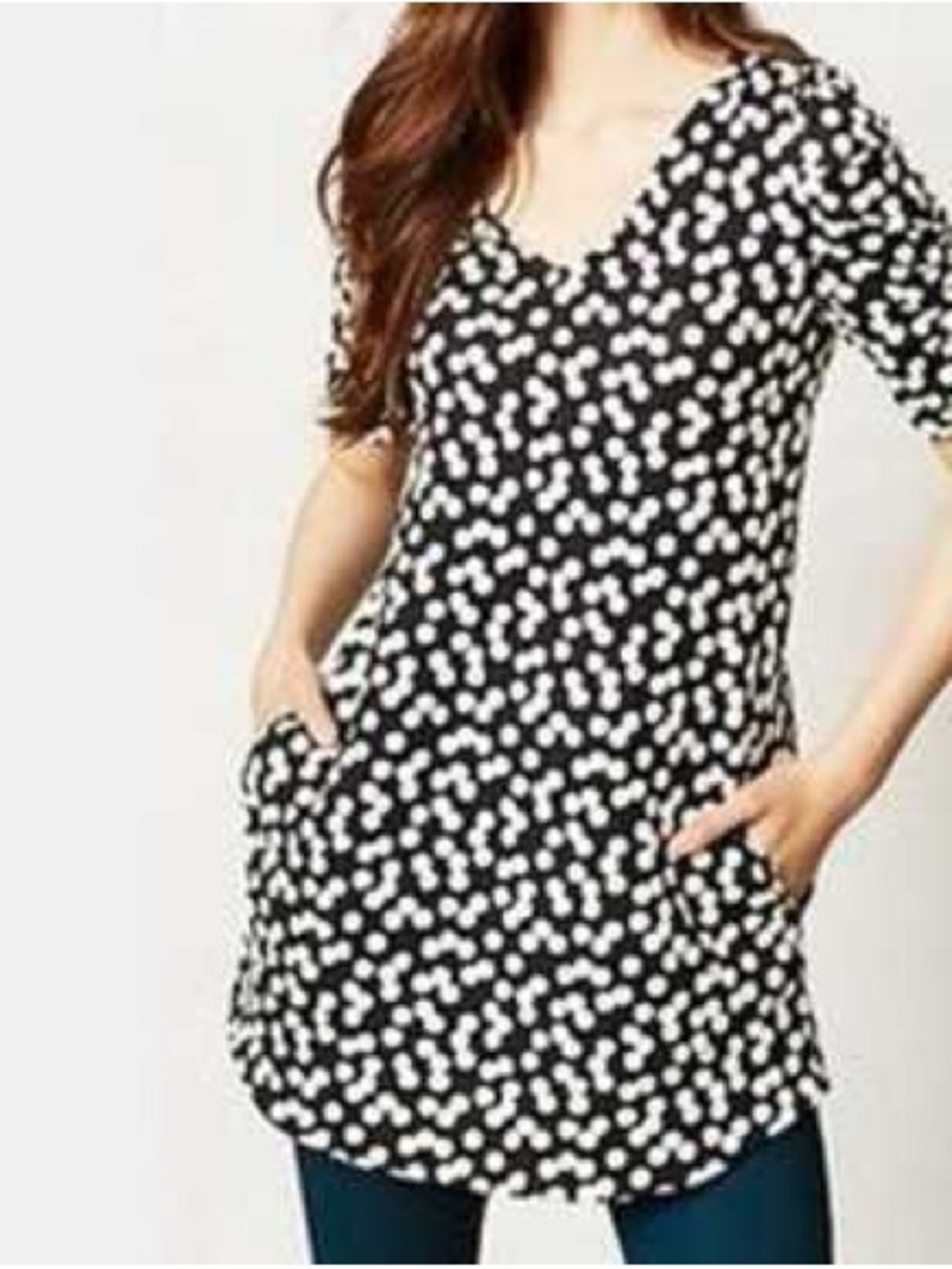 Anthropologie Deletta Textured Mini Dress XS Black Ivory Puff Sleeve